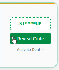 How to reveal and copy a coupon code